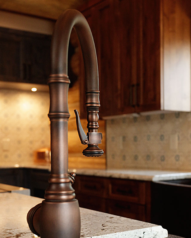 Custom island cabinets in modern kitchen design. Rebecca Olsen Designs, Oregon